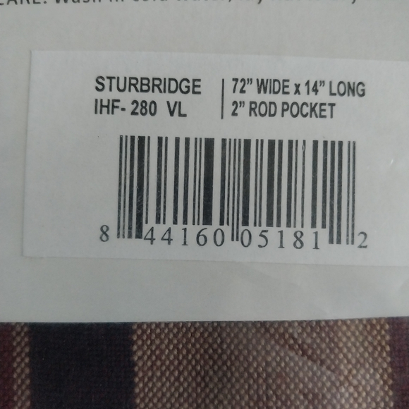 Ilif Sturbridge Home Decor Window Valance - Picture 7 of 7